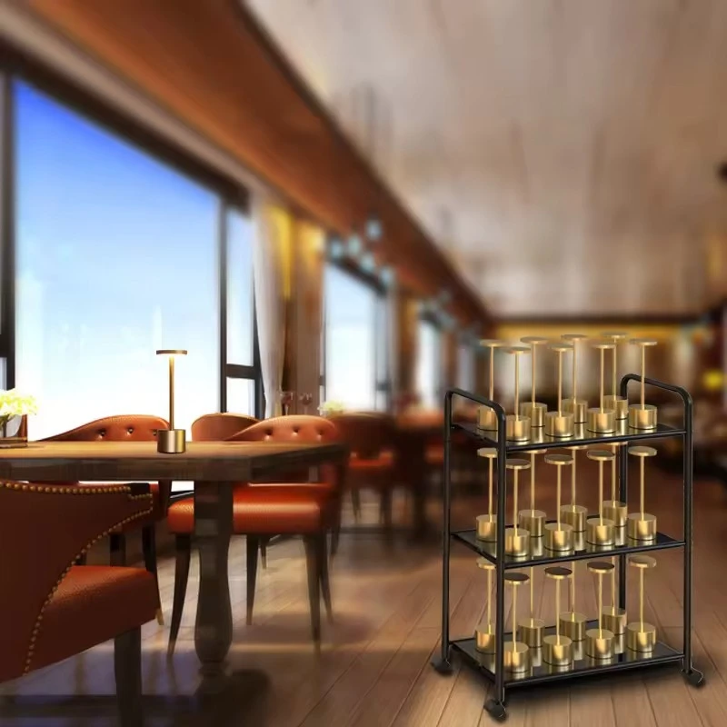 Multi Wireless Charging Desk Lamp For Hotel Coffee Shop Bar Charging Scheme factory